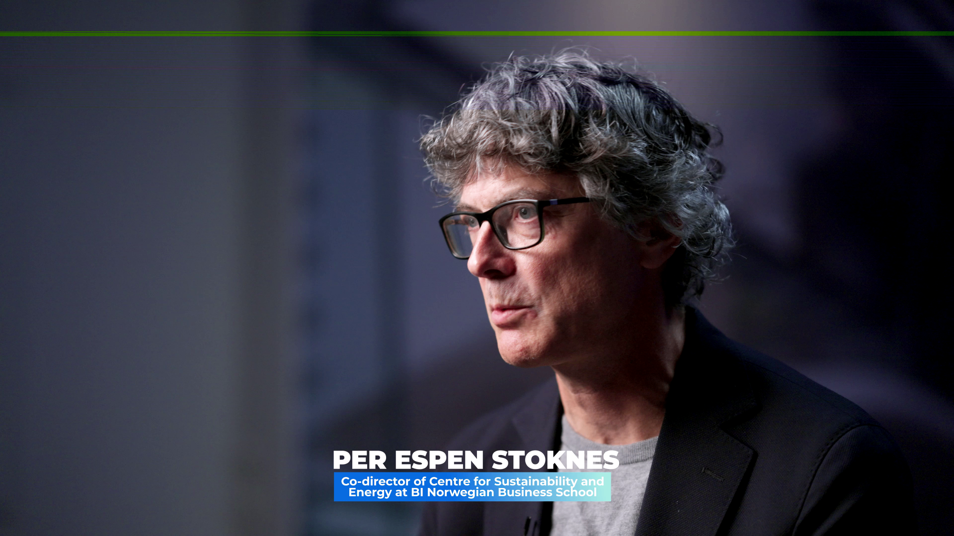 Per Espen Stoknes on camera