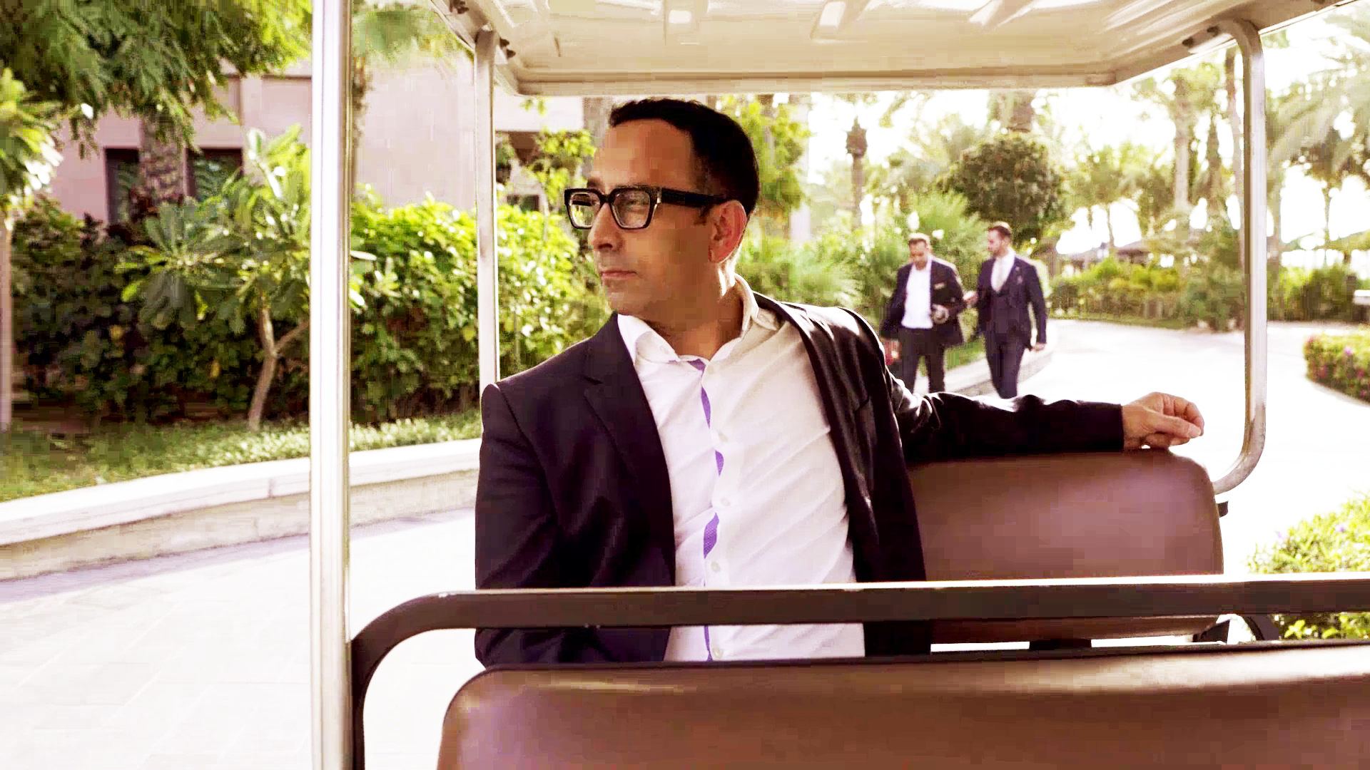Ian Khan between filming moments