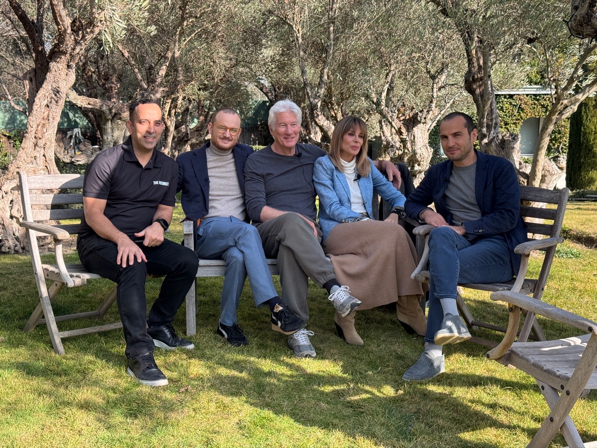 With Richard Gere on location